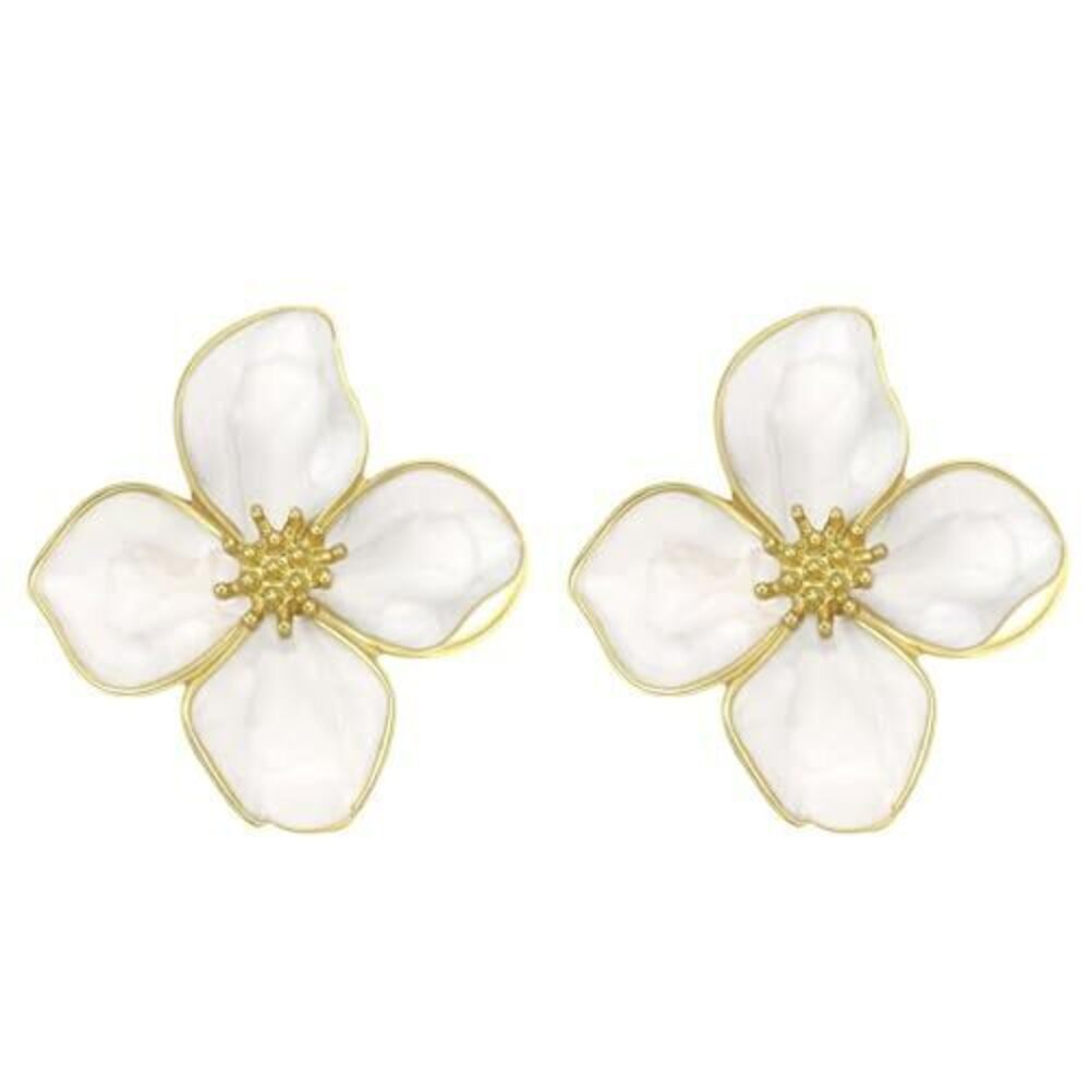 7318 Flower Stud Earrings Cute Dainty Flower Dangle Drop Earrings Trendy